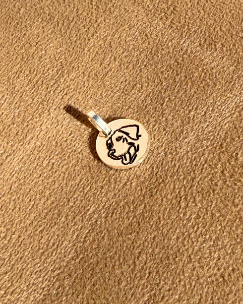 Medalla Grabada Plata 925